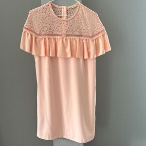 Gianni Bini Elegant Peach Lace Dress